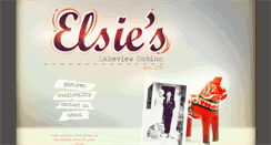 Desktop Screenshot of elsiescabins.com